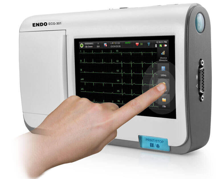 alat perekam detak jantung ECG